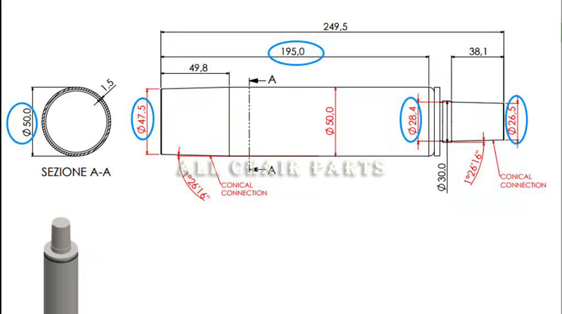 Cilindro de gas personalizado - diseño de diseño 1